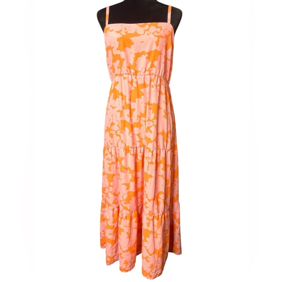 Sanctuary Dresses & Skirts - NWT Social Standard by Sanctuary Floral Pink and Orange Maxi Dress